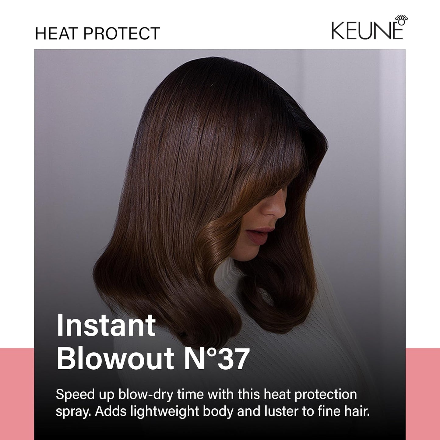 Keune Style Instant Blowout Spray, Heat Protectant & Blow-Dry Speed Enhancer for All Hair Types, 6.8 Fl Oz