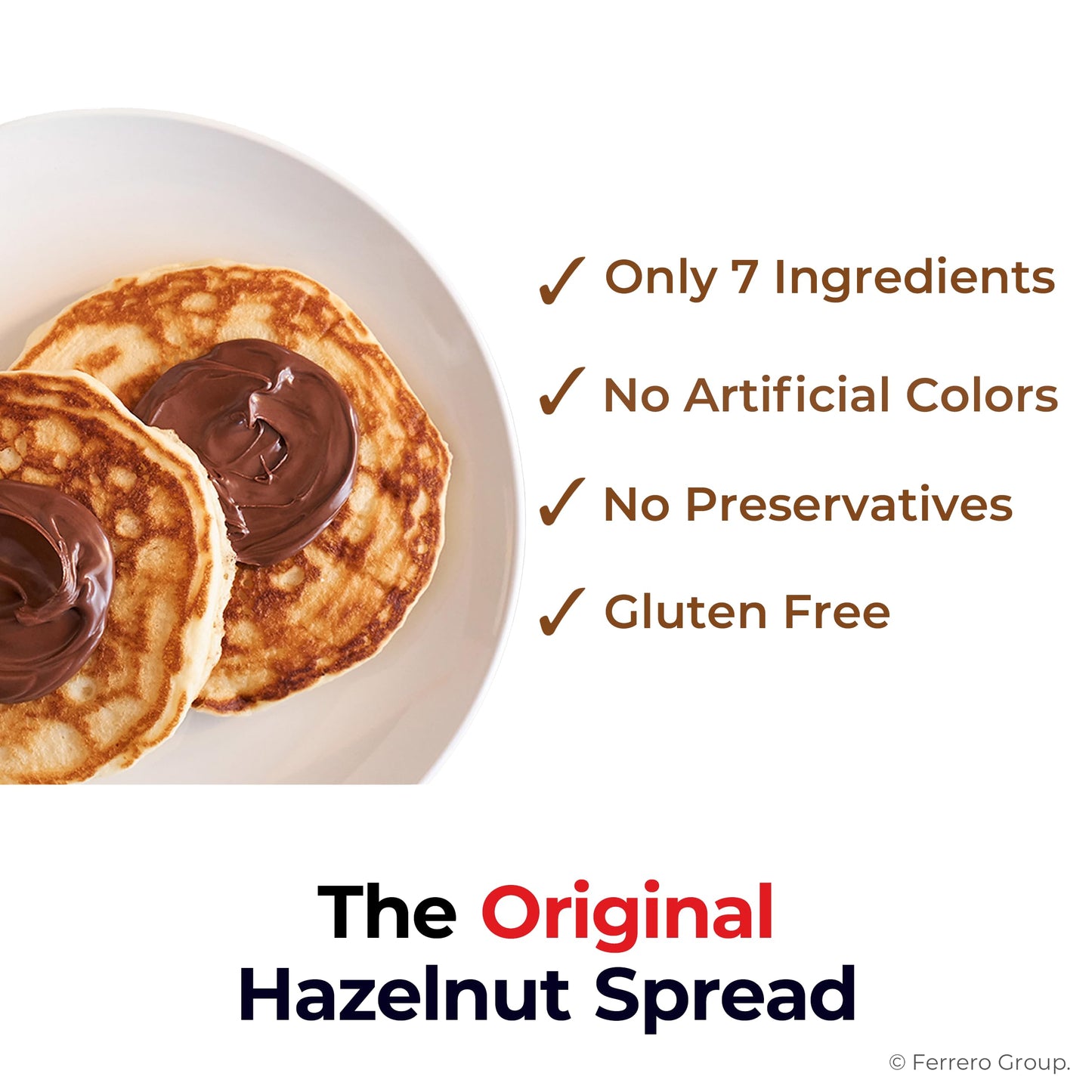 Nutella Chocolate Hazelnut Spread with Cocoa, Sweet topping for baking, breakfast and desserts, 2 Pack, 22.9 oz Each