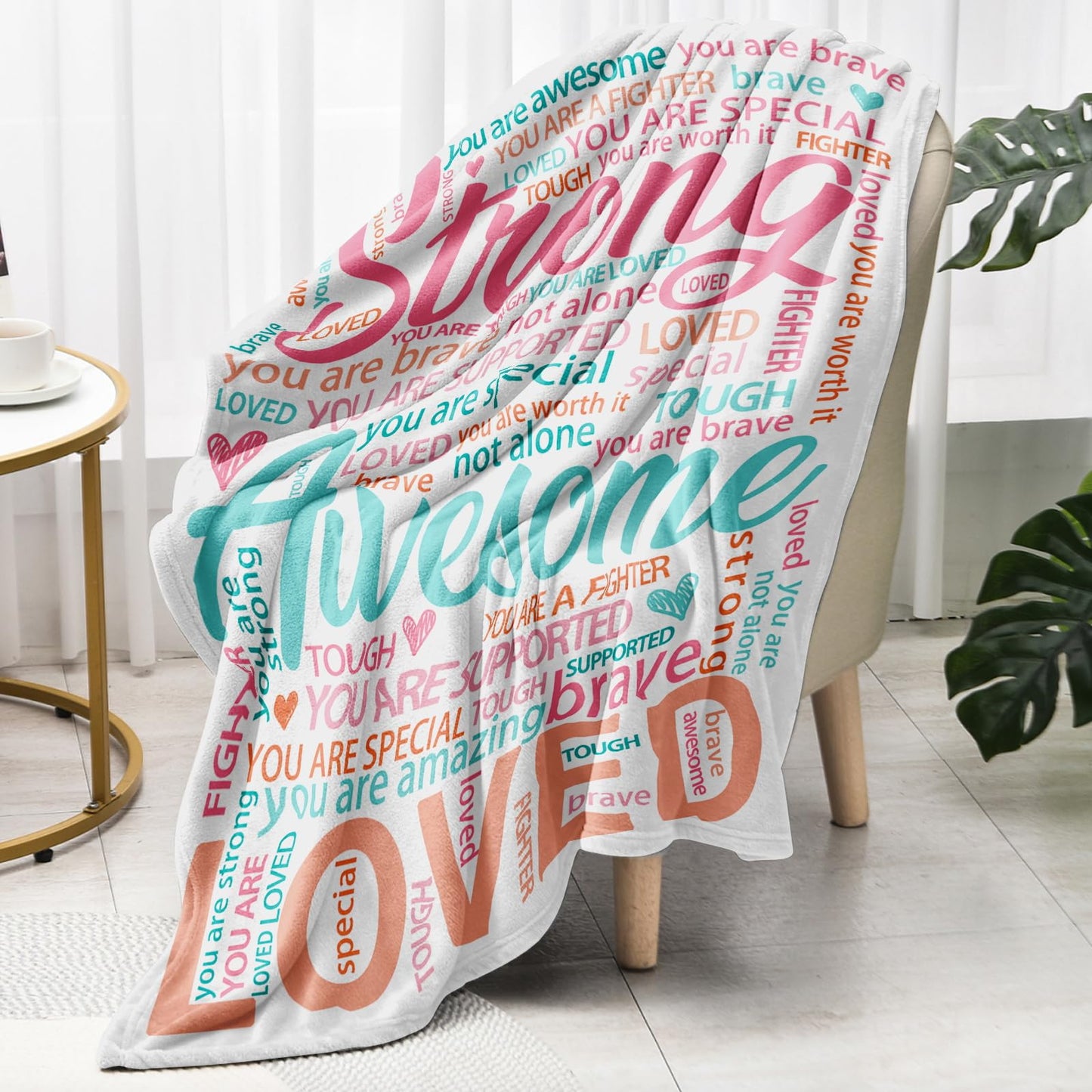 Super Soft Hug Blanket for Women 50"x60" Thinking of You Gift for Her