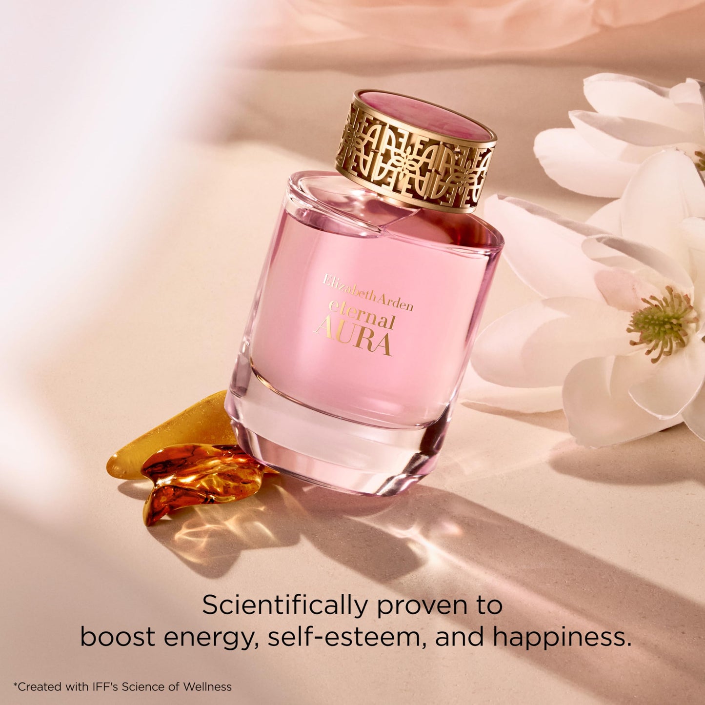Elizabeth Arden Eternal Aura Eau de Parfum, Perfume for Women with Notes of Pink Pepper, Magnolia, and Sandalwood - Floral & Amber Women's Perfume for Her 30ml, 1.0 fl oz