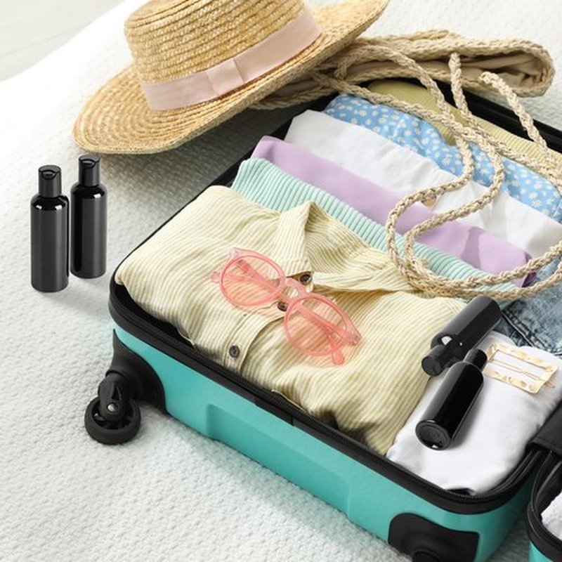 TUZAZO 10 Pack 3.4 oz Black Travel Bottles for Toiletries TSA Approved Leakproof Travel Size Containers Empty Small Plastic Shampoo Lotion Bottles with Labels