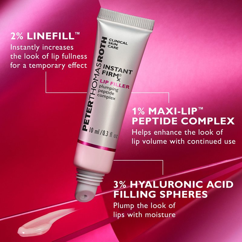 Peter Thomas Roth | Instant FIRMx® Lip Filler, Plumping Lip Treatment, Enhances Volume, Clinically Proven to Immediately Improve the Look of Lip Plumpness and Lip Lines