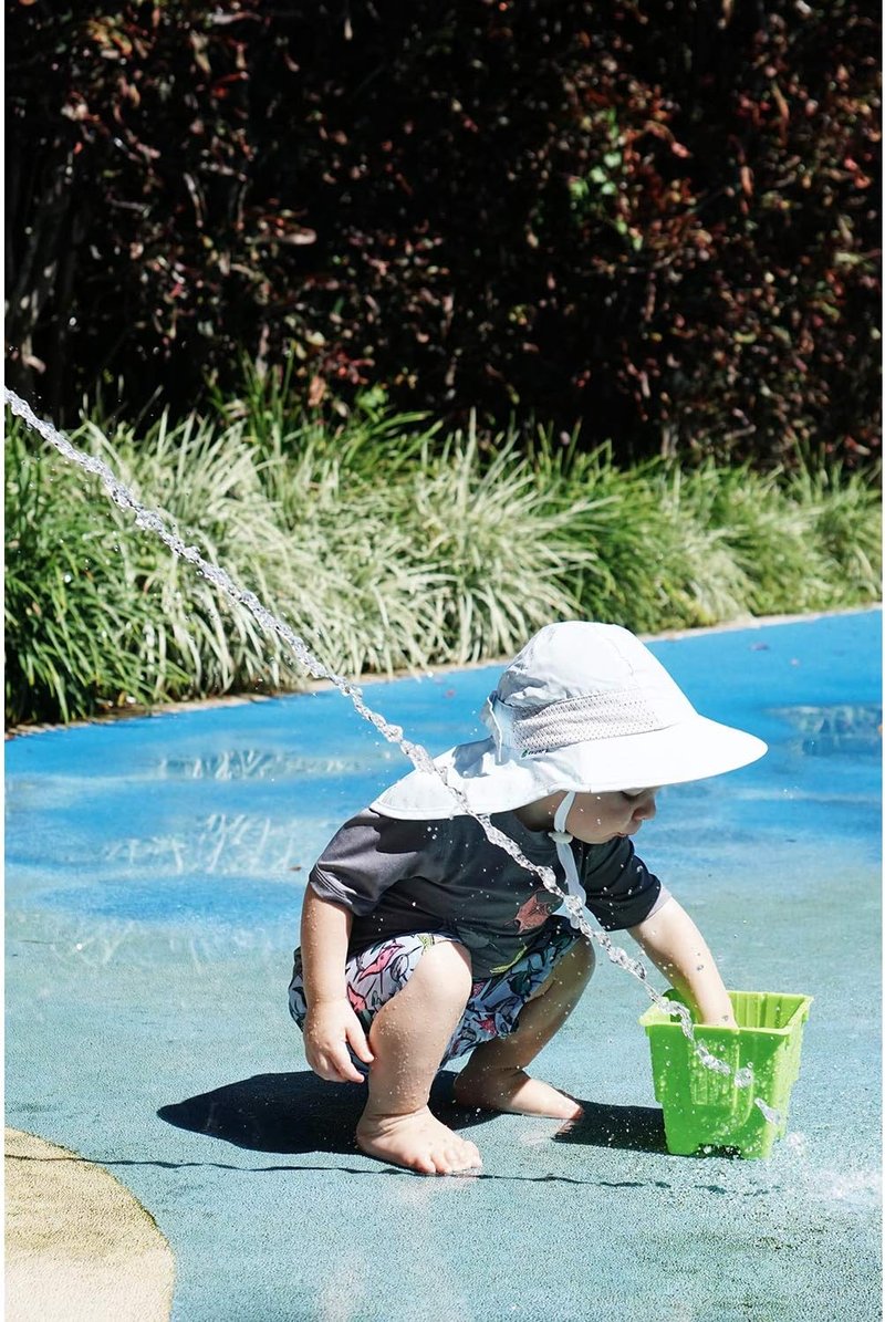 Zelda Sunhat - Infant & Toddler Summer Swim Hat | UPF 50 Water Flap for Boys & Girls
