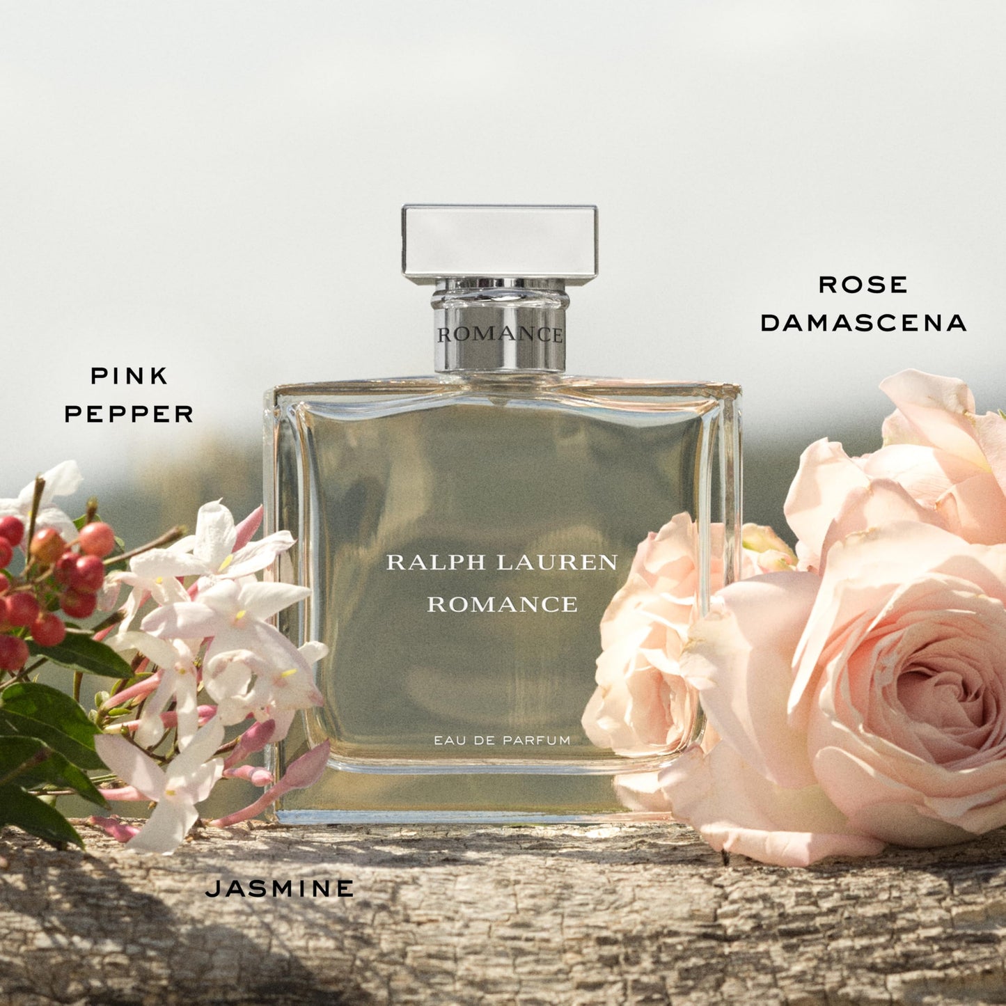 RALPH LAUREN FRAGRANCES Romance - Eau de Parfum - Women's Perfume - Floral & Woody - With Rose, Jasmine, and Berries - Medium Intensity - 1 Fl Oz