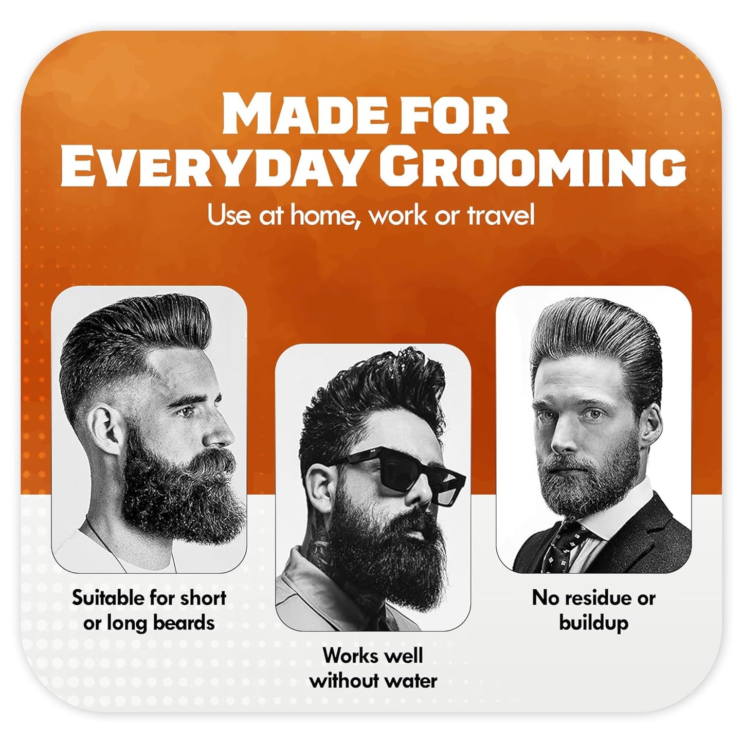 Reuzel Refresh No Rinse Beard Wash, Mens Beard Wash, 200 ml
