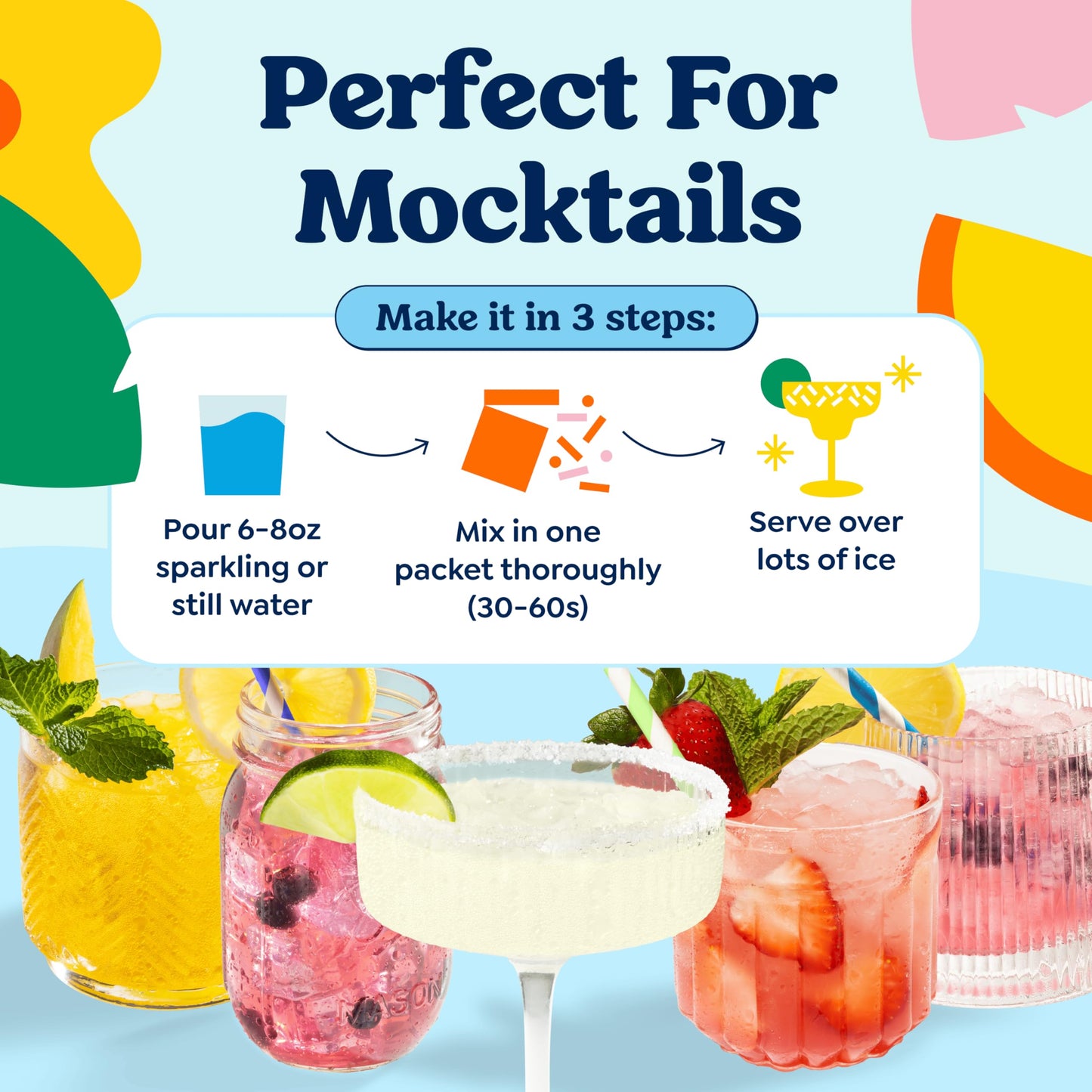 Craftmix Variety Pack Cocktail & Mocktail Drink Mixer, Pack of 24