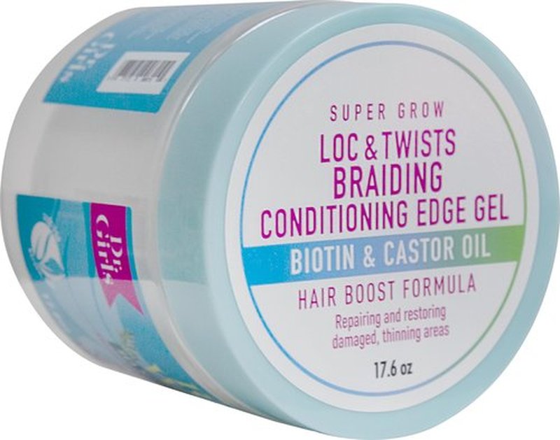 Dr. Girls Braiding Conditioning Edge Gel/17.6oz/48 Hour Hold/Extra Mega Hold (Sea Moss+ Tea Tree)