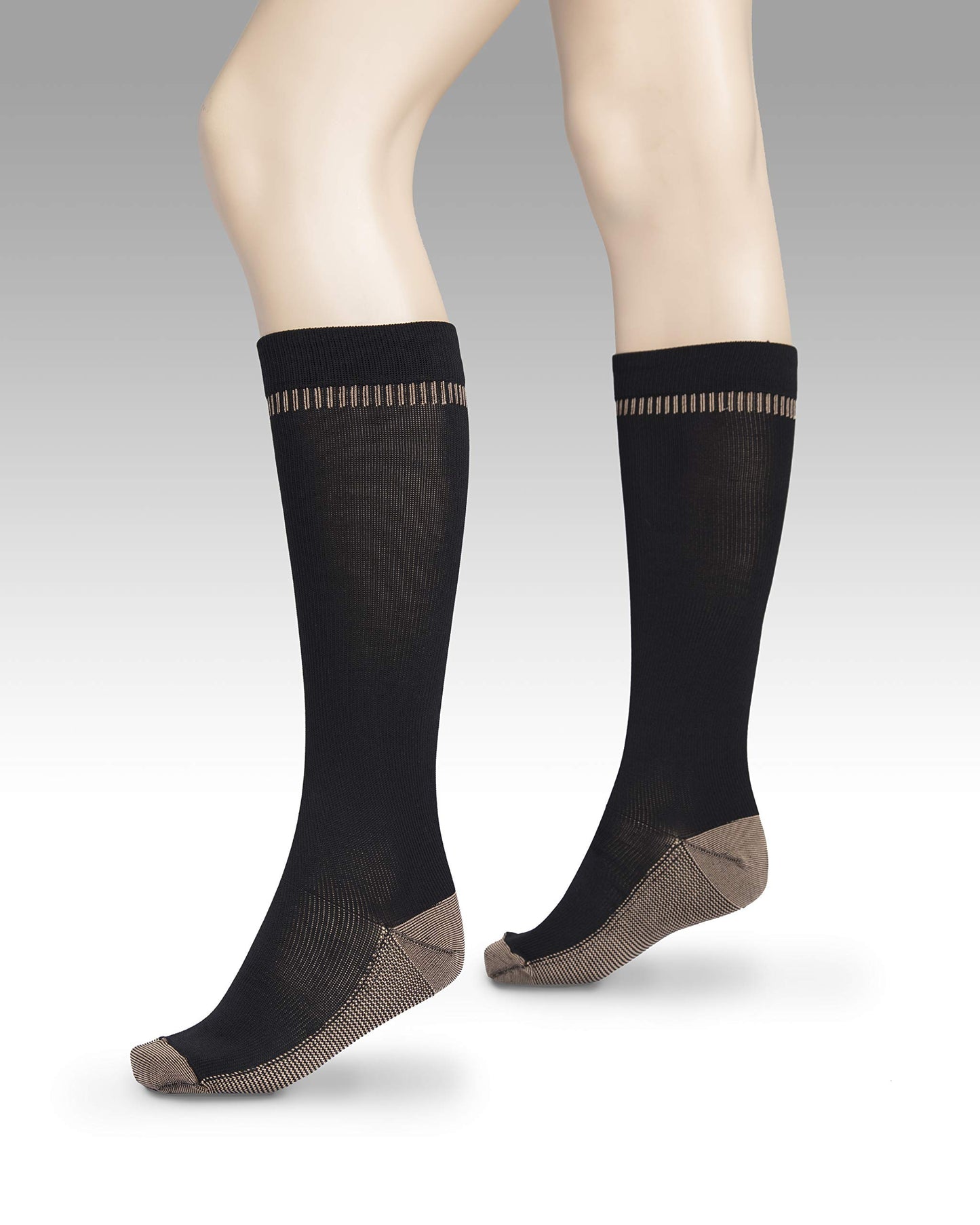 Travelon Copper Infused Compression Socks Large