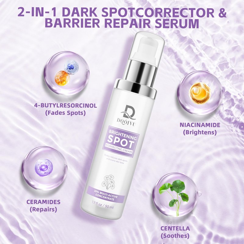 Dark Spot Remover for Face & Body, Corrects Sun Spots, Age Spots & Acne Marks, Skin Lightening Cream for Intimate Areas, Knees, Bikini Line, Tone Repair Formula for Women & Men (1.7 Fl Oz)