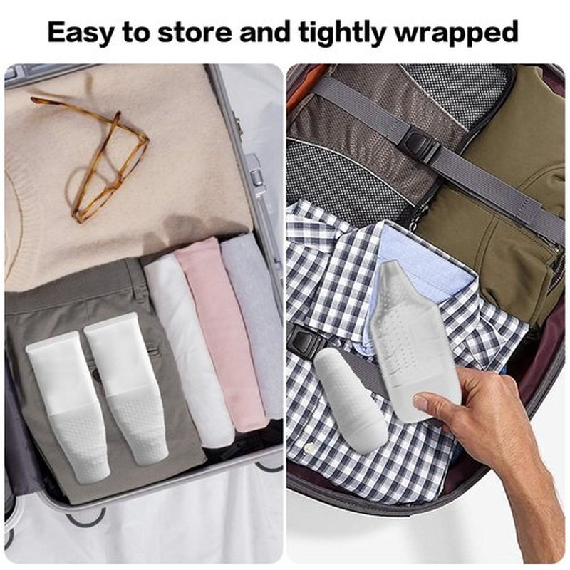 YUBIRD 15 PCS Silicone Travel Sleeves for Toiletries, Toiletry Sleeves for Leak Proofing, Leak Proof Sleeves for Travel Bottles, Travel Size Toiletries, Cruise Must Haves for Women Men(15White)