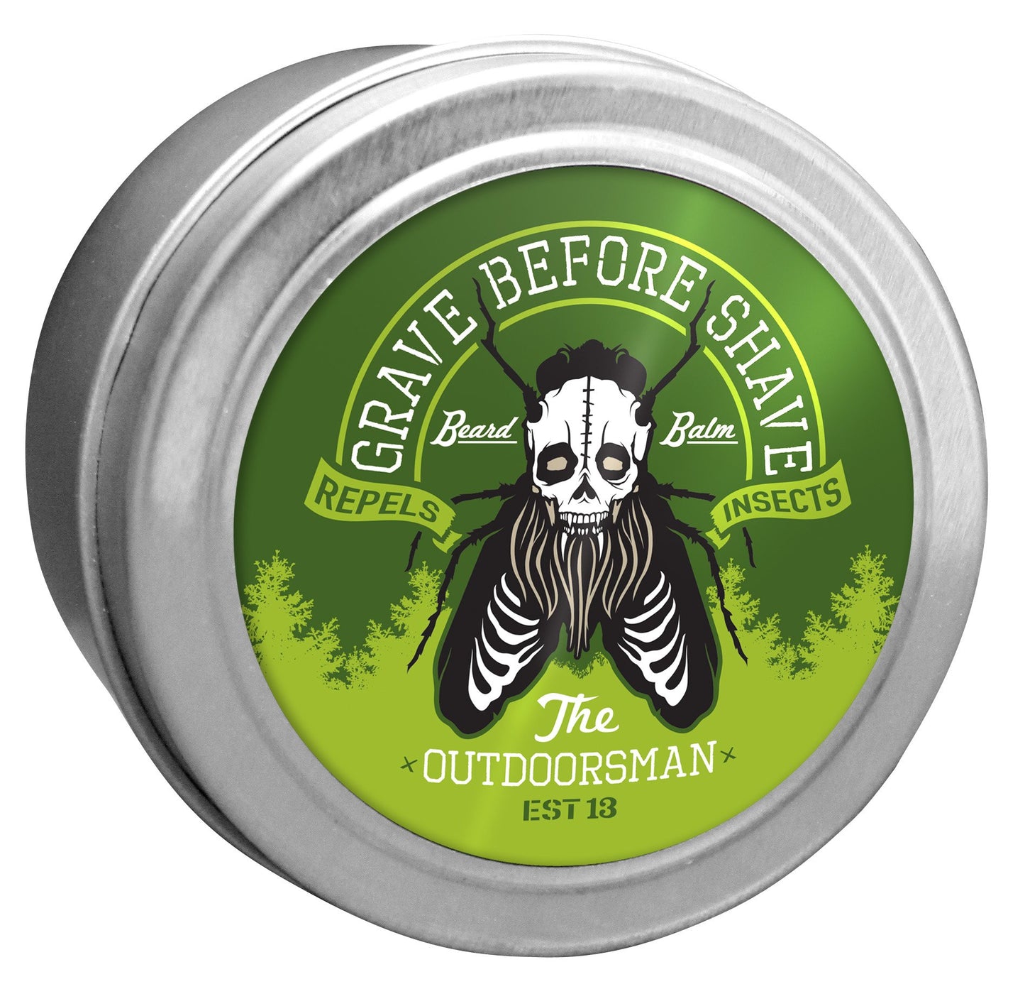 GRAVE BEFORE SHAVE Beard Balm, The Outdoorsman Blend, 2 oz