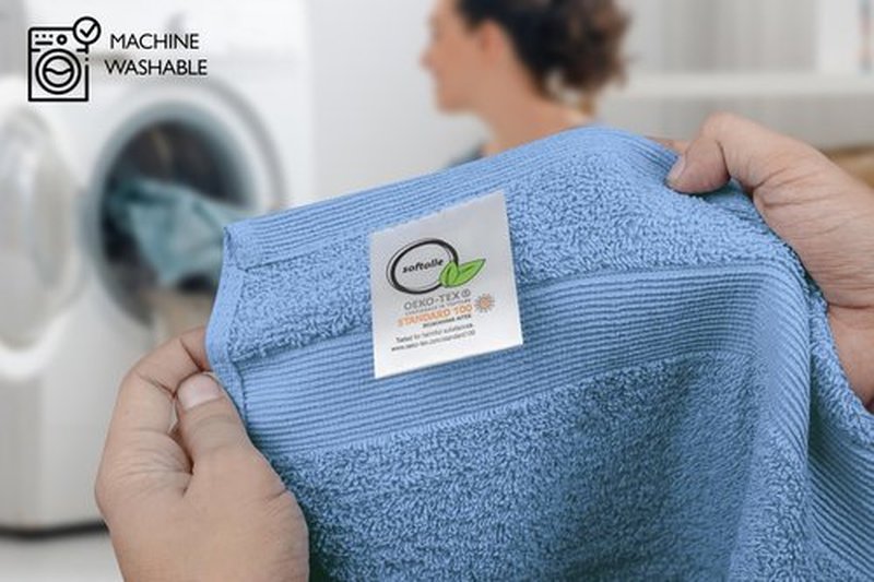 Premium Wash Cloths Pack of 12 (13" x 13" Inches)- 100% Combed Ring Spun Cotton WashCloth - Luxury Washcloths – Ultra Soft Face Towels - Highly Absorbent Wash Cloth for Face (Slate Blue)