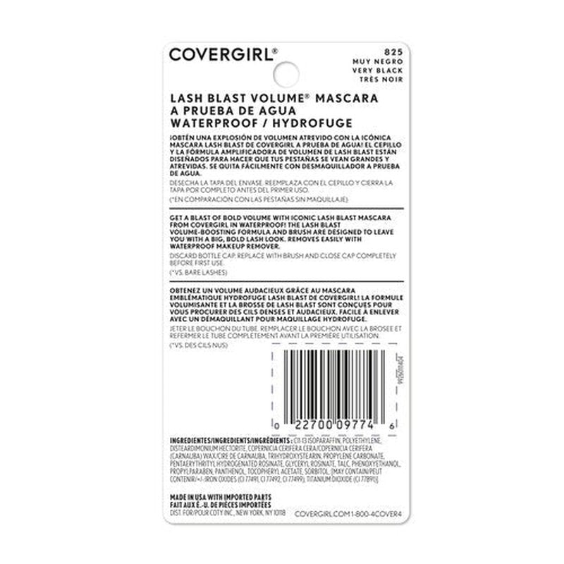 Covergirl Pride Lash Blast Volume Mascara, Very Black, 0.44 Fl. Oz.