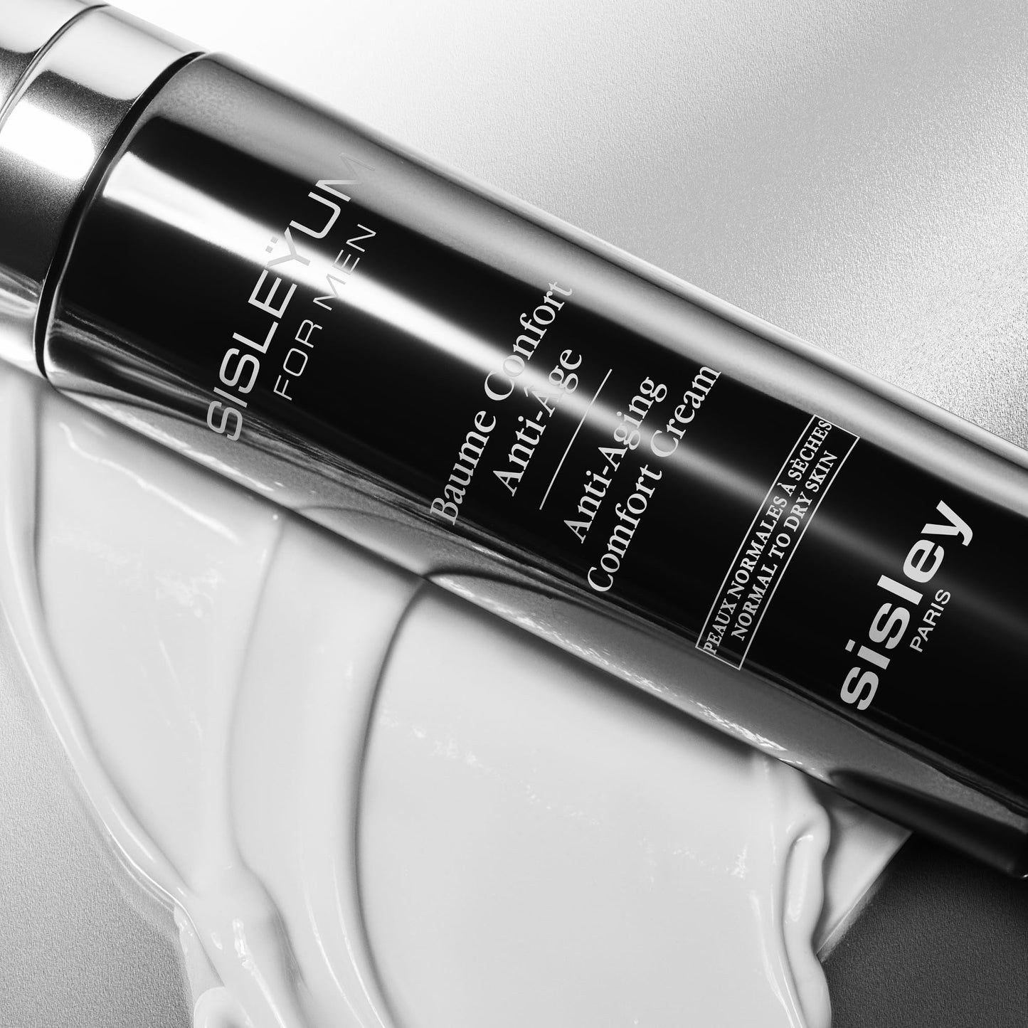 Sisley Paris Sisleyum Anti-Aging Comfort Cream - Smooths, Soothes & Hydrates - For Normal-to-Dry Male Skin - Non Sticky, Non Shiny - Light Fragrance with Woody Notes - 50 mL