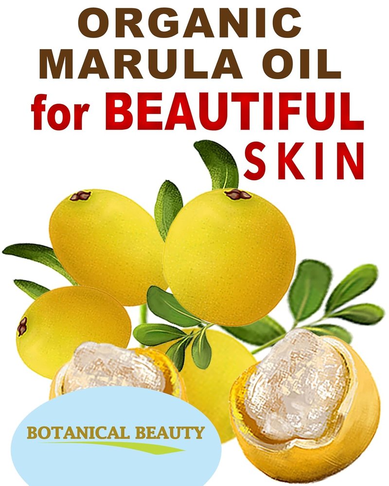 Organic Marula Oil - 100% Pure Cold-Pressed Moisturizer for Face, Dry Skin, Body & Hair | Anti-Aging (1 Fl Oz)