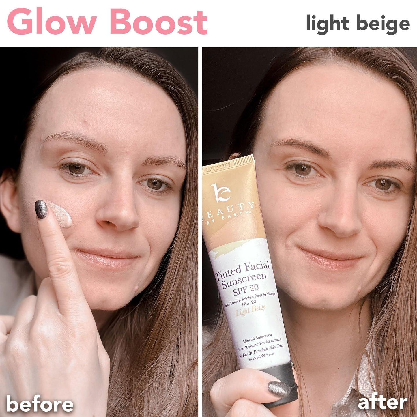 Tinted Sunscreen Serum for Face - SPF 20 With Natural & Organic Ingredients Broad Spectrum Sunblock, Tinted Moisturizer Zinc Oxide Sunscreen Face for Skincare, Facial Lotion