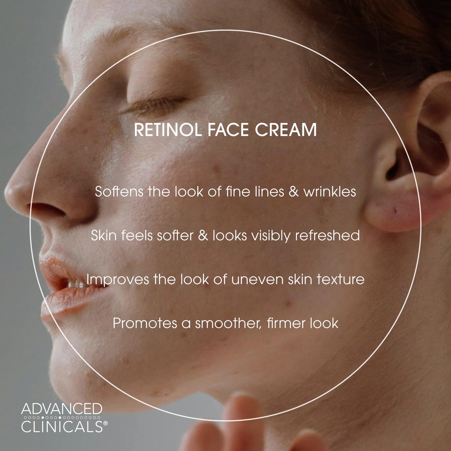Advanced Clinicals Retinol Cream Face Moisturizer | Encapsulated Retinol Lotion For Face With Ferulic Acid + Vitamin E To Soften Appearance Of Crepey Skin & Look of Fine Lines & Wrinkles, 2.5 Fl Oz