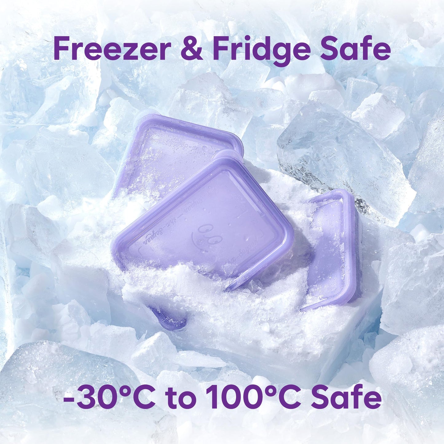 THX_SOYOON Freezer Containers for Food Storage 24pcs - Soup with Lids Safe - Twist Release - Flexible Frozen Design - BPA Free
