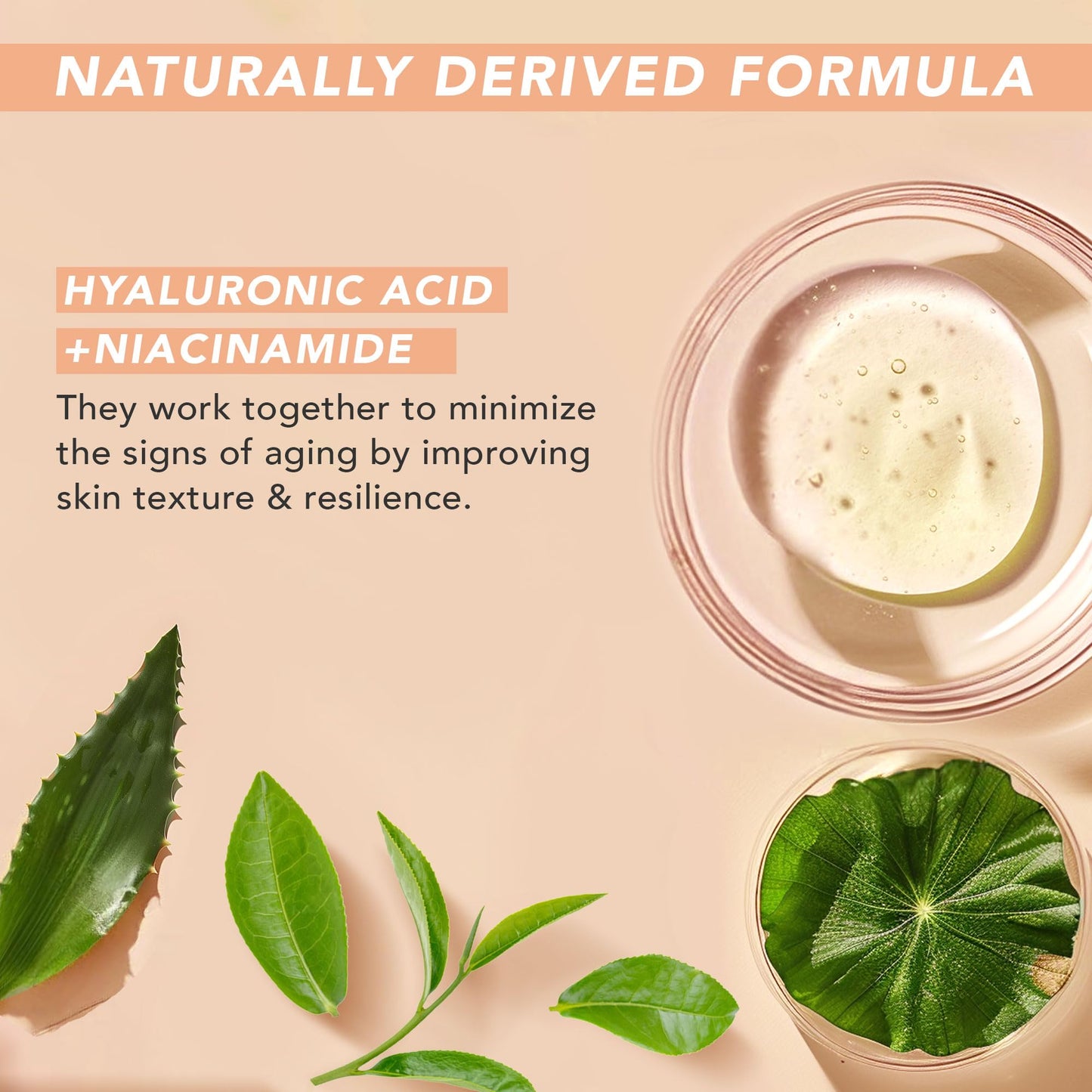 Under Eye Cream - Cooling Hyaluronic Acid Eye Gel for Dark Circles