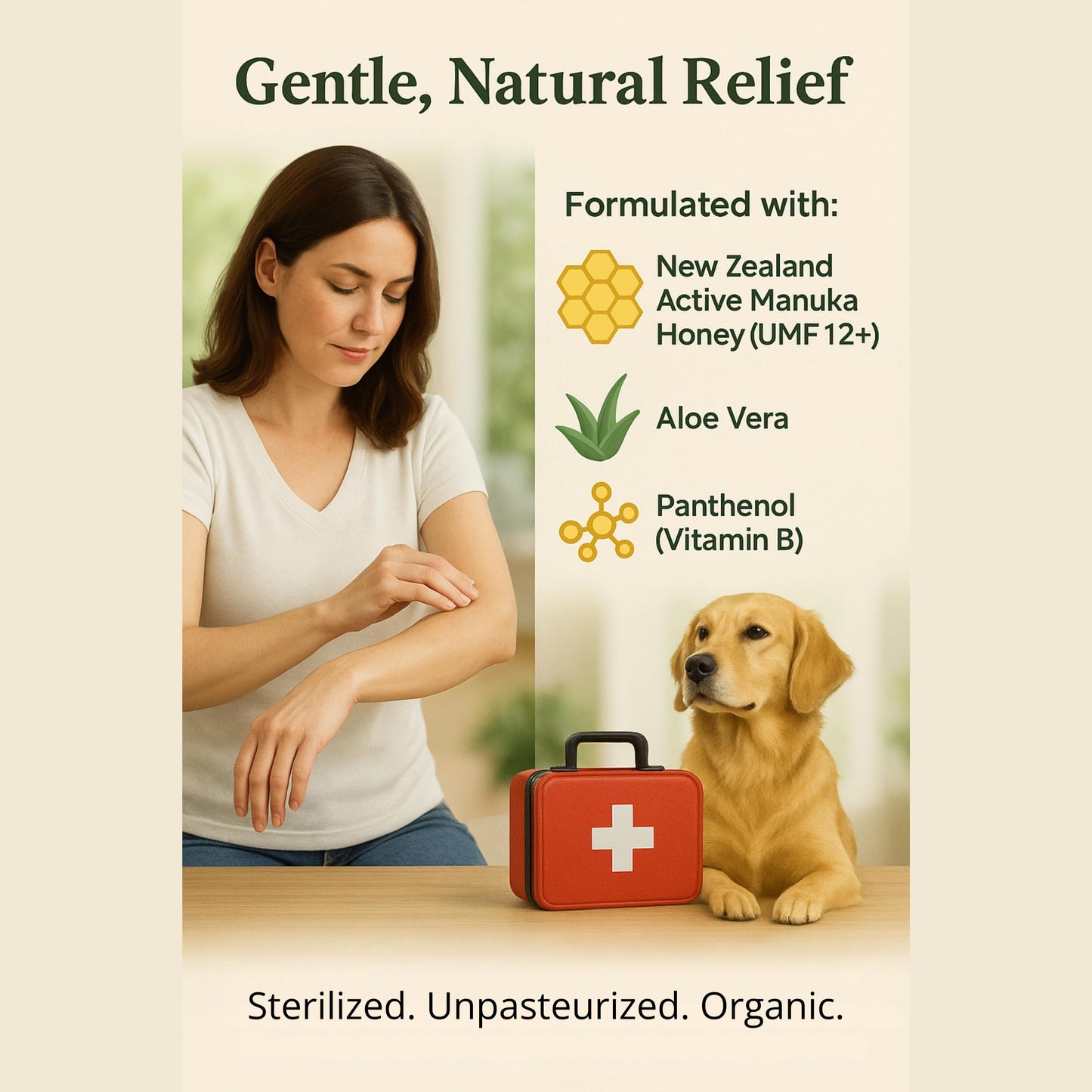 Eras Natural Sciences Manuka Wound Honey Ointment 2.8oz