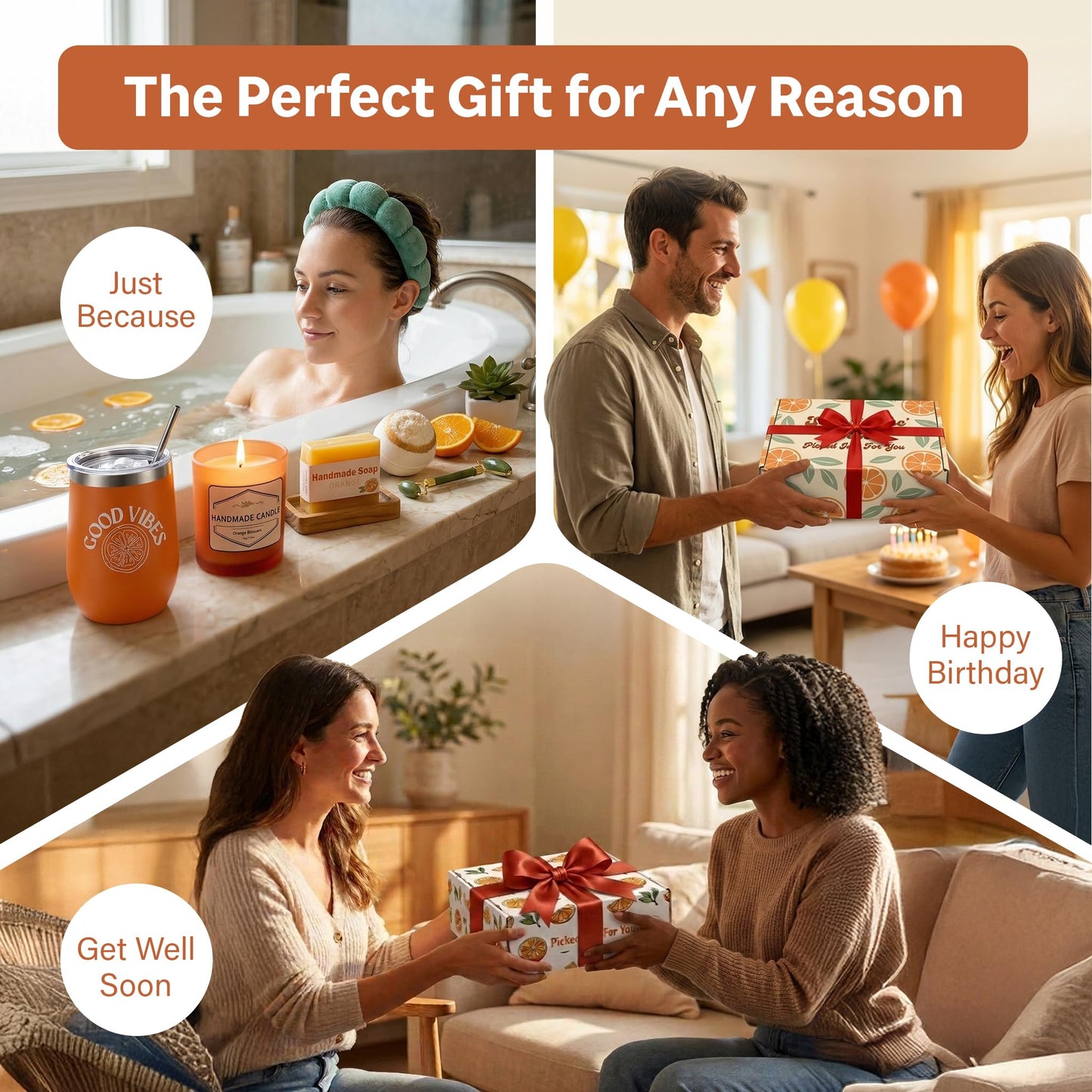 Get Well Soon Gift Baskets for Women – Self Care Spa, Care Package with Blanket, Relaxing Collection, Cozy Kit, Birthday Present for Women, Thinking of You, Best Friend Box, Bath Essentials, 9pcs Set