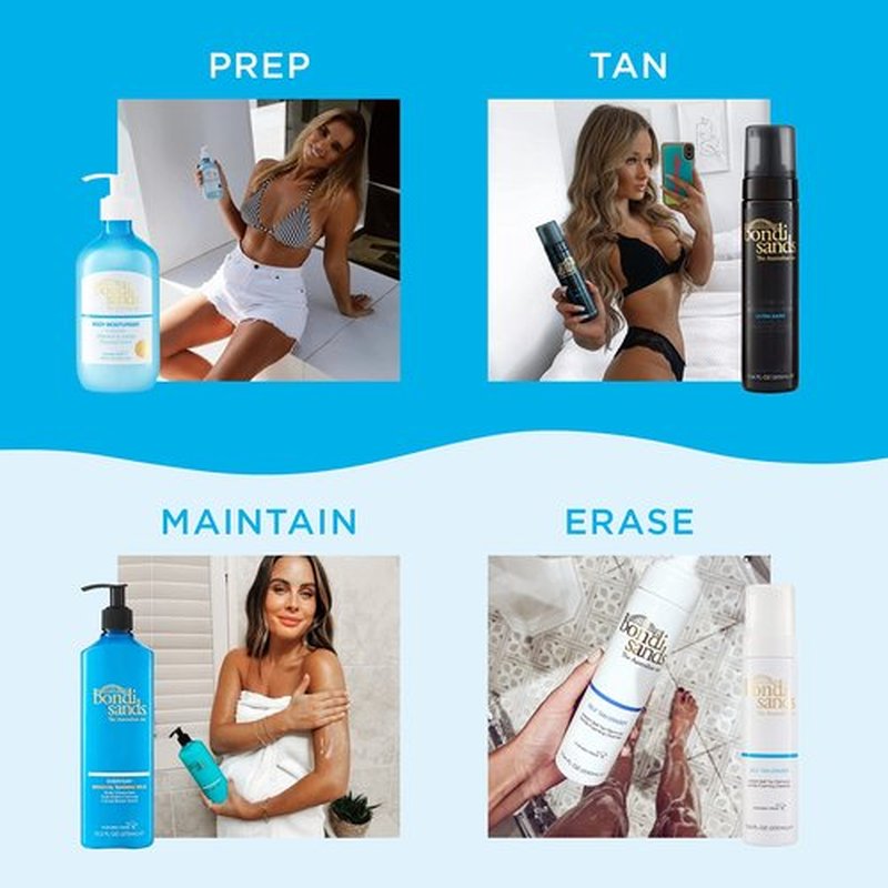 Bondi Sands Ultra Dark Self Tanning Foam + Application Mitt | Includes Lightweight Sunless Foam + Reusable Mitt for a Flawless Finish ($32 Value)