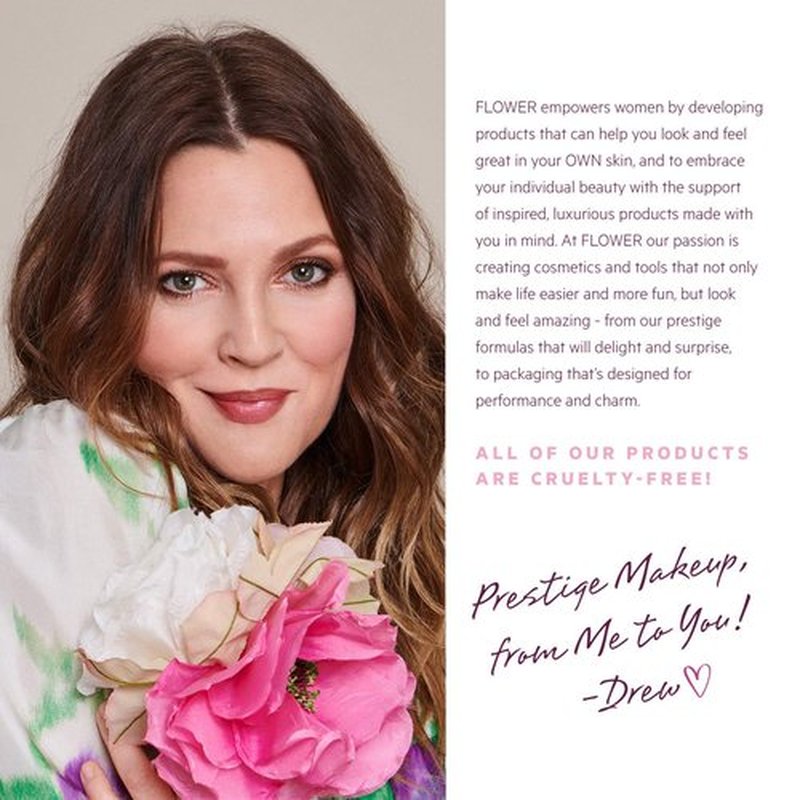FLOWER BEAUTY By Drew Barrymore Light Illusion Full Coverage Concealer - Diffuse Dark Under Eye Circles + Blurs Blemishes - Weightless Formula + Crease Proof Makeup (Medium Deep)