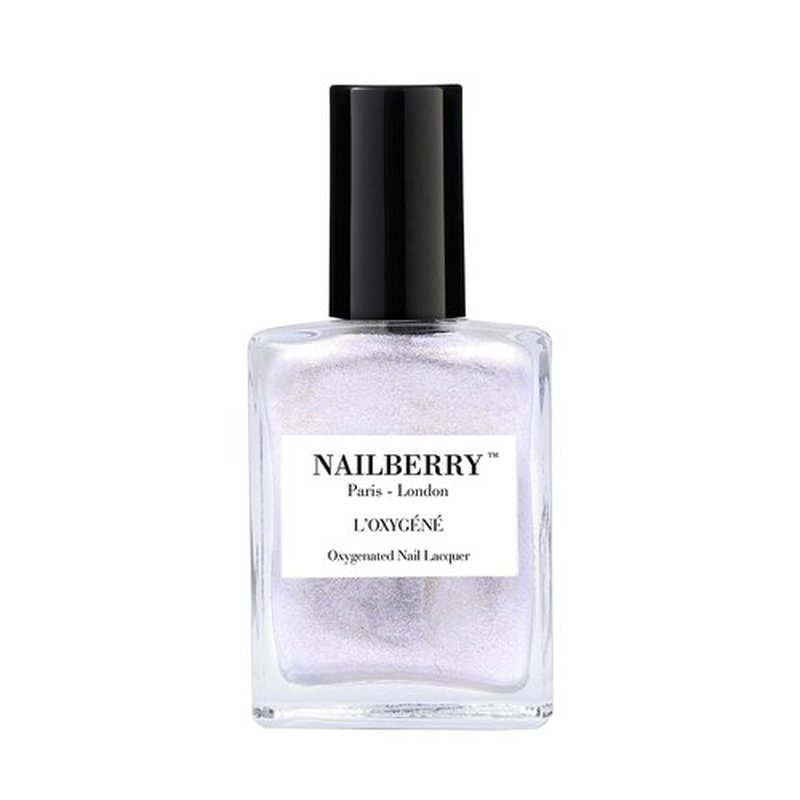Nailberry , Oxygene Oxygenated Iridescent Fine Glitter Nail Lacquer, Star Dust, 15 ml
