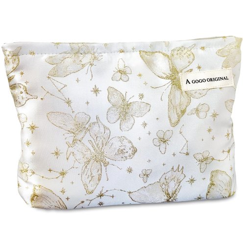 STARDW Aesthetic Floral Makeup Bag Cosmetic Bags for Women, Cute Small Makeup Bag for Purse,Travel Toiletry Bag Skincare Bag,Makeup Bag Organizer Zipper Makeup Pouch