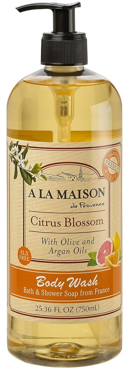 A LA MAISON Hydrating Body Wash Rosemary Mint, Uses: Body - Triple French Milled, Essential Oils, Plant Based, Vegan, Cruelty-Free, Alcohol & Paraben Free (25.36 oz, 2 Pack)