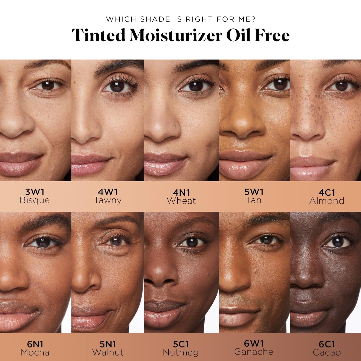 Laura Mercier Tinted Moisturizer Oil Free Natural Skin Perfector with SPF 20: All Day Shine Control, Sheer Coverage, Blurred Matte Finish, For Oily Skin, Skin Tint, Almond