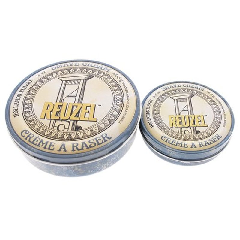 REUZEL Shave Cream, Reduces Cuts & Razor Irritation, Highly Concentrated, Rich Super-Slick Formula, Closest, Most Comfortable Shave, Vegan Formula, 3.38 oz