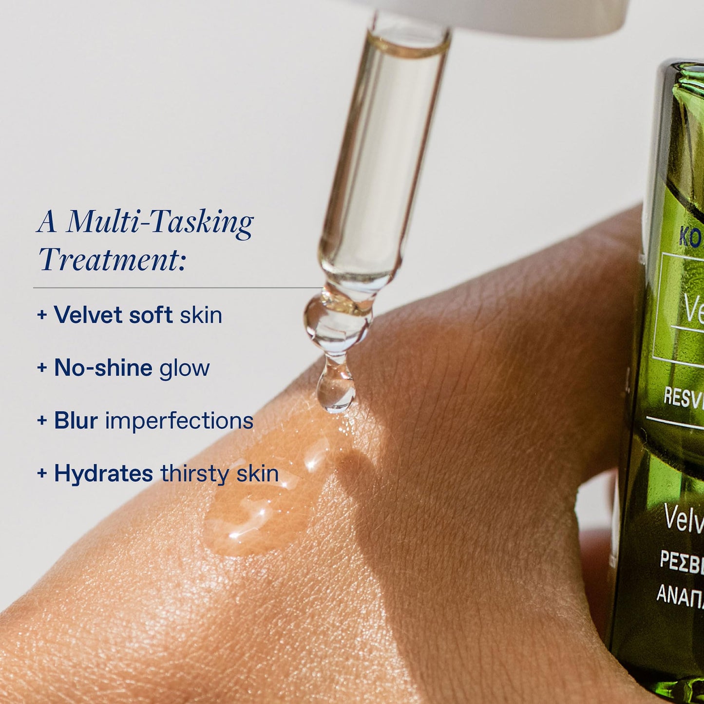 KORRES Santorini Grape Velvet Skin Drink, Hydrating Serum with Resveratrol, Grape Extract & Grape Seed Oil, Antioxidant Face Oil for Smooth, Replenished Skin, 0.5 fl oz