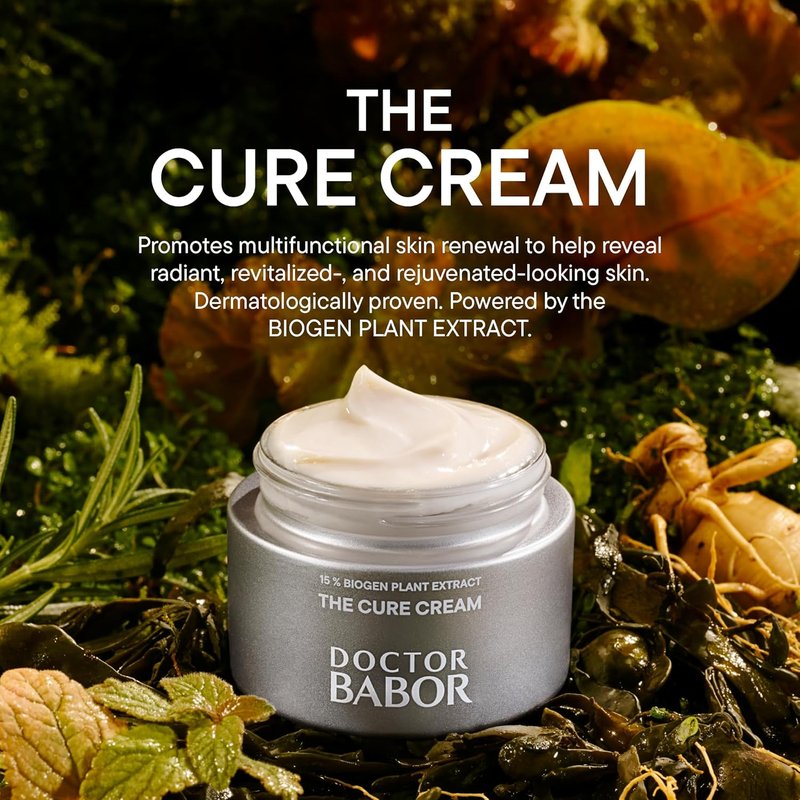 Babor The Cure Cream - Deep Hydration Face Moisturizer with 15% Biogen Extract & Panthenol | 50ml