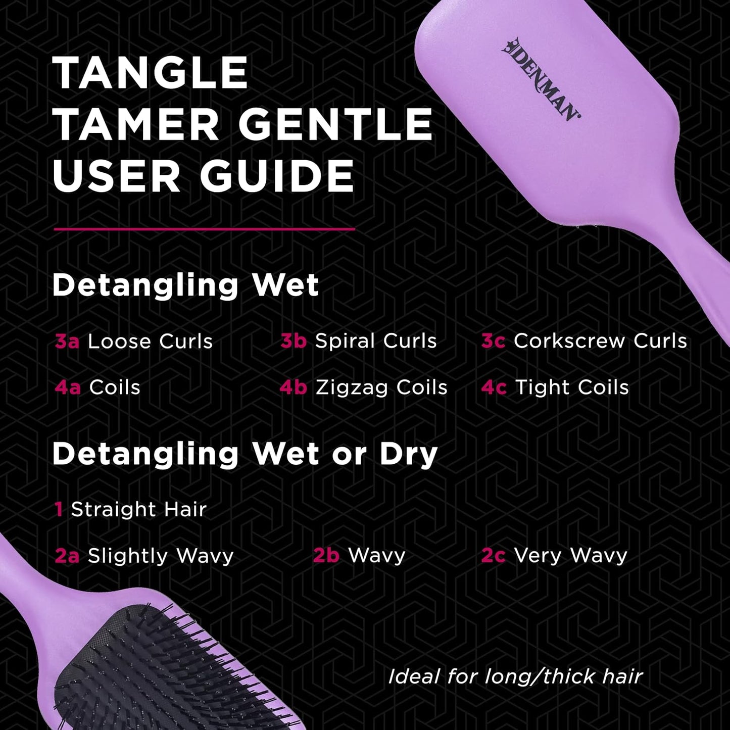 Denman Denman D 90 L Tangle Tamer Ultra Brush