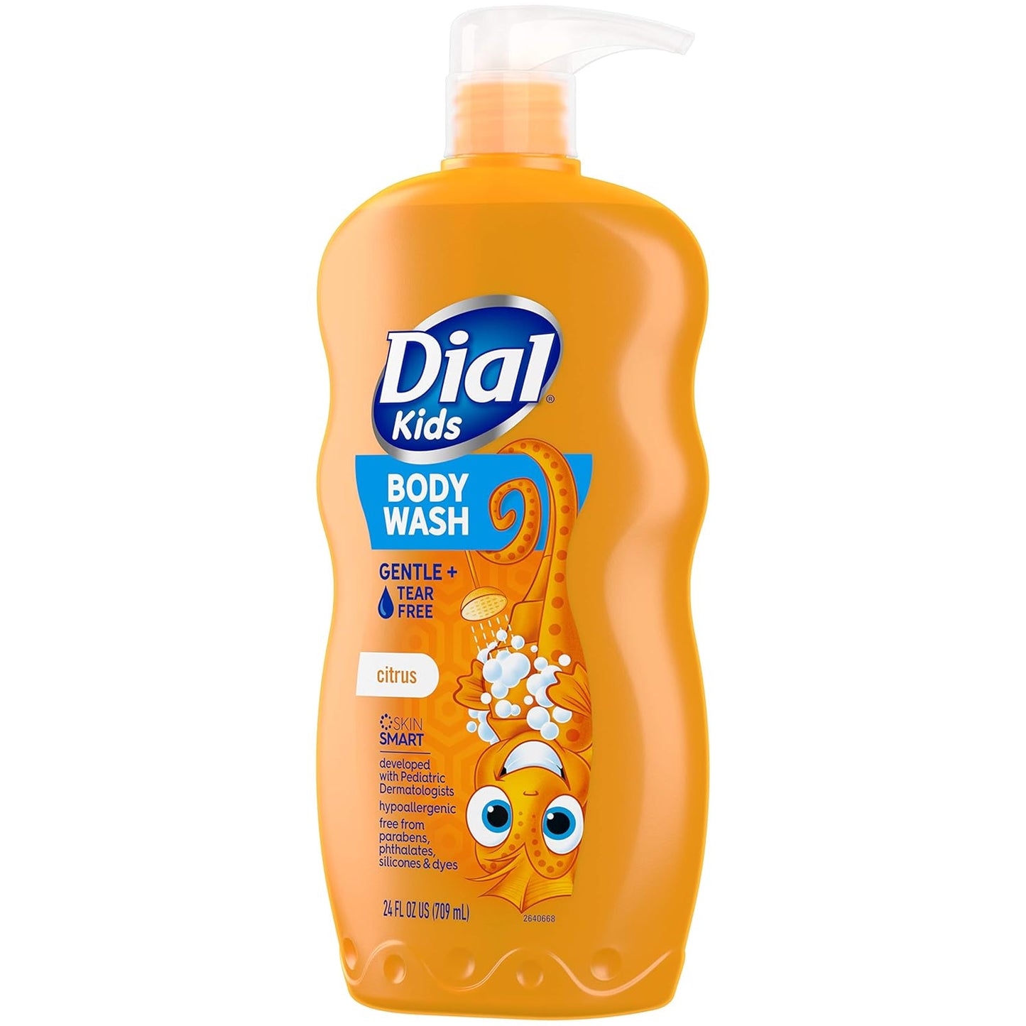 Dial Kids Body Wash, Waterlily, 24 fl oz (Pack of 4)