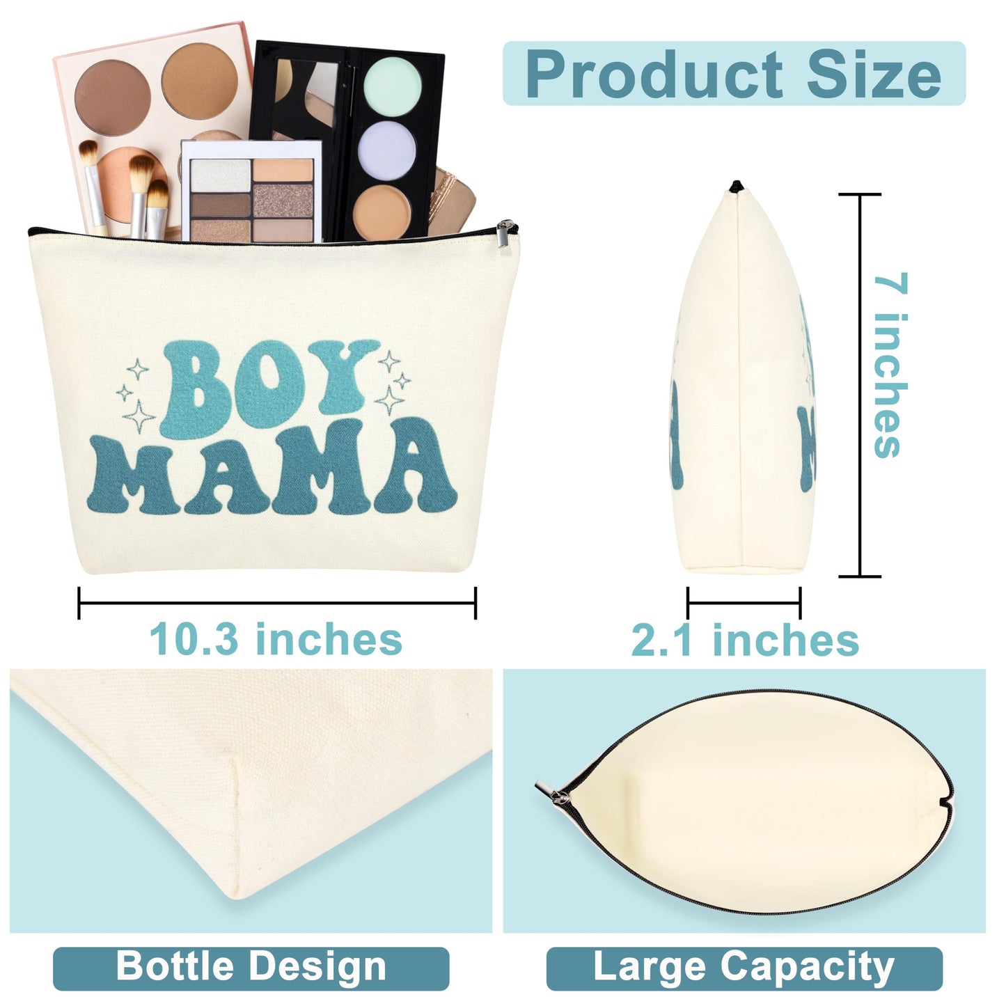 New Boy Mom Gifts, First 1st Mothers Day Birthday Gifts for New Mom Set of 7