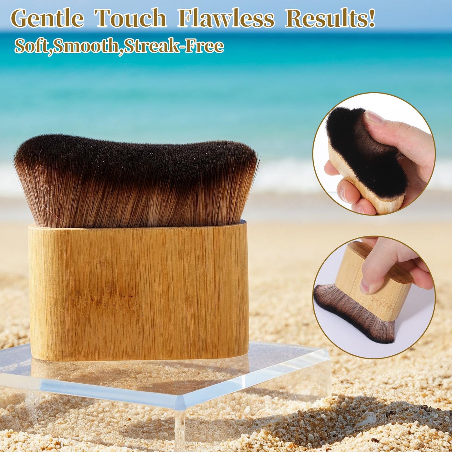 Self Tanning Mitt Self Tanner Mitt Tanning Glove Self Tanner Mitt Applicator Kit Soft Tanning Glove And Brush Self Tanner Back Applicator Tan Brush Kabuki Body Brushes Self Tanning Kit for Face Body