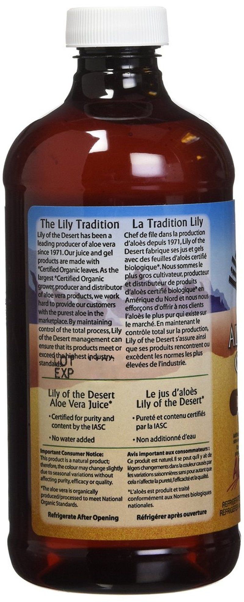 Lily Of The Desert Aloe Vera Gel 16 oz (Pack of 3)