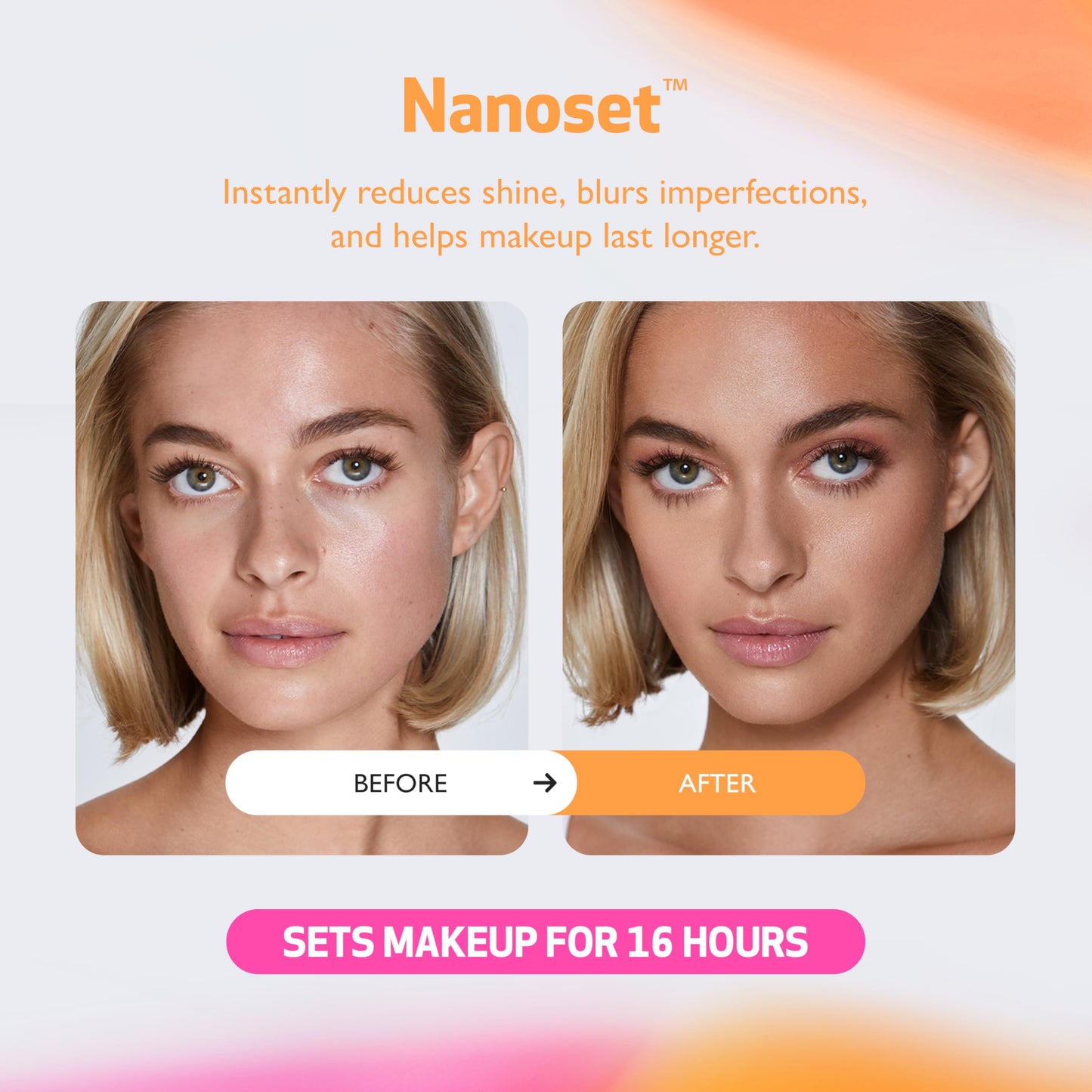 Indeed Labs Nanoset | Mattifying Setting Spray for All Skin Types | Locks Makeup In & Hydrates with Ectoin for Up to 16 Hours | Blurring & Light-Diffusing Technology, (75 mL)