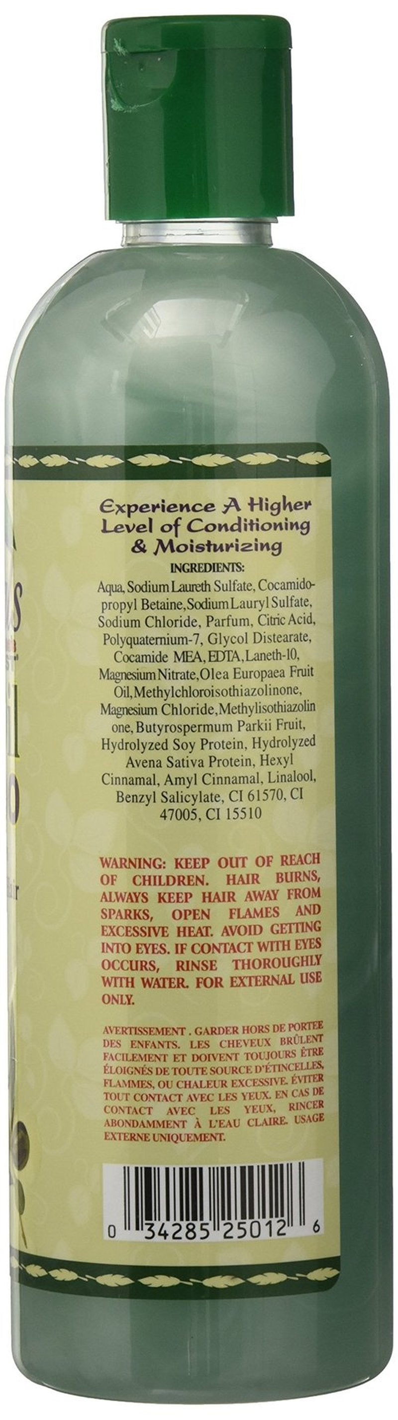 Originals by Africa's Best Olive Oil Shampoo, Formulated With Extra Virgin Olive Oil, Moisturizes, Stimulates Thinning Hair, Revitalizes Dry, Itchy Scalp, 12 oz (Pack of 2)
