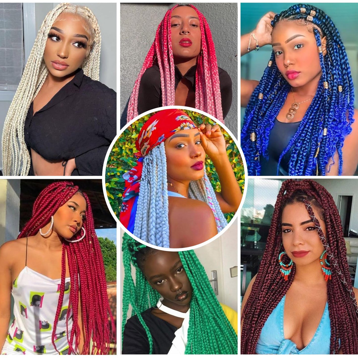 4 Braiding Hair Pre Stretched 26 Inch 2 Packs Pre-stretched Braiding Hair Extensions for Braids 4 Braiding Hair Color Yaki Texture Hot Water Set Synthetic Bundles(#4, 2 Packs, 26 Inch)