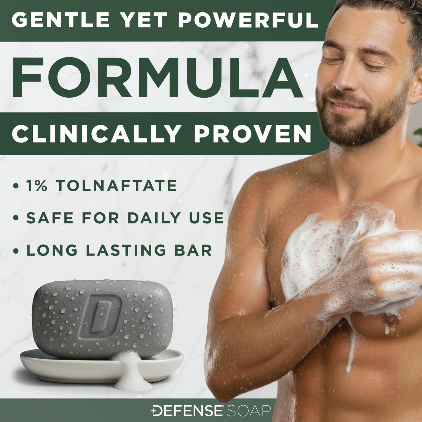 Defense Antifungal Bar Soap 5-Pack