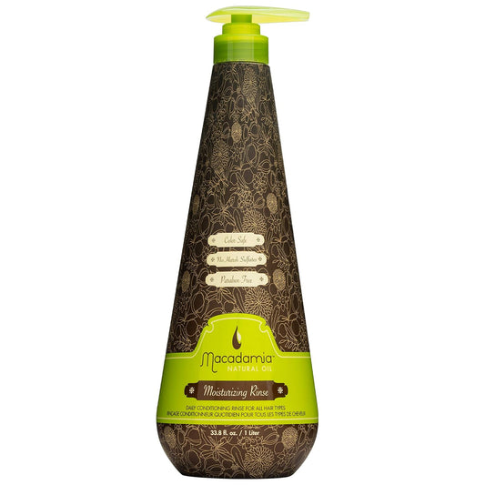 Macadamia Moisturizing Conditioner 33.8 oz - Unisex Hydrating Rinse for Soft Hair