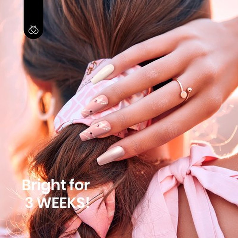 Beetles Gel Nail Polish 23Pcs Nail Set Dare to Bare Collection Nude Pink Gel Nail Polish White Neutral Soak off Uv Led Lamp Needed Manicure with 3Pcs Base Matte and Glossy Gift for Women