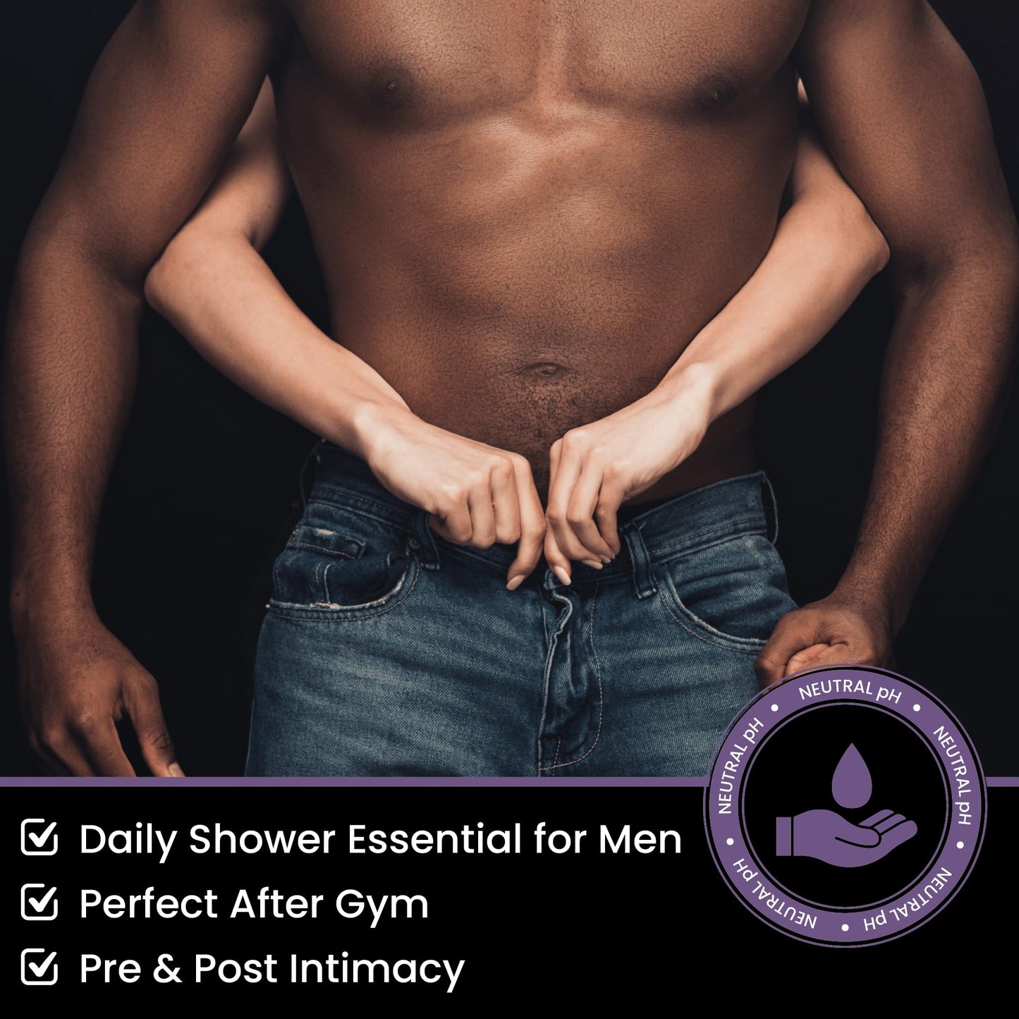 Skin Elements Men's Intimate Wash Combo | Pack of 2 | Jabon Intimo Hombre | Tea Tree Oil + Passion Fruit | pH Balanced Foaming Wash | Soothes, Refreshes & controls Bad Odor | (240 ml)
