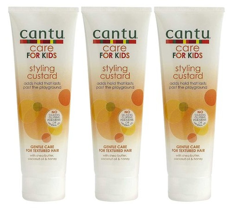 Cantu Care For Kids Styling Custard 8 Ounce Tube (235ml) (3 Pack)