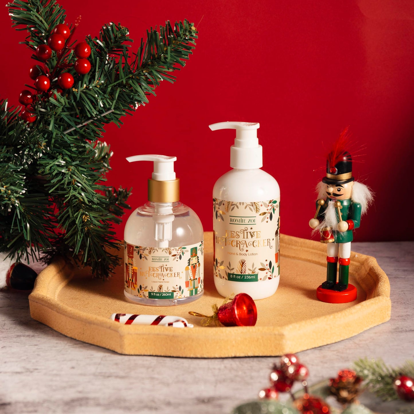 ROMIIE ZOI Christmas Liquid Hand Soap with Gift Box - The Nutcracker, Infused with the Nutcracker Aroma - 260ml/ 8.7 fl.oz
