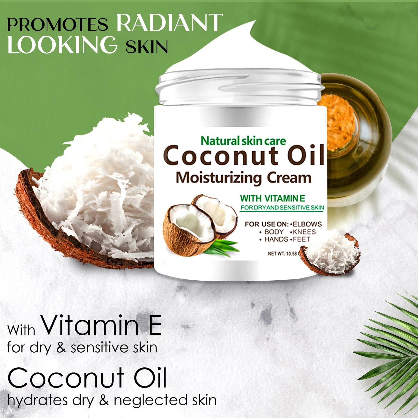 DR MEINAIER 60 packs X 300ml Coconut Moisturizing Lotion Cream Face Body Hands Fast-Absorbing Non-Greasy Daily Care Sensitive Skin