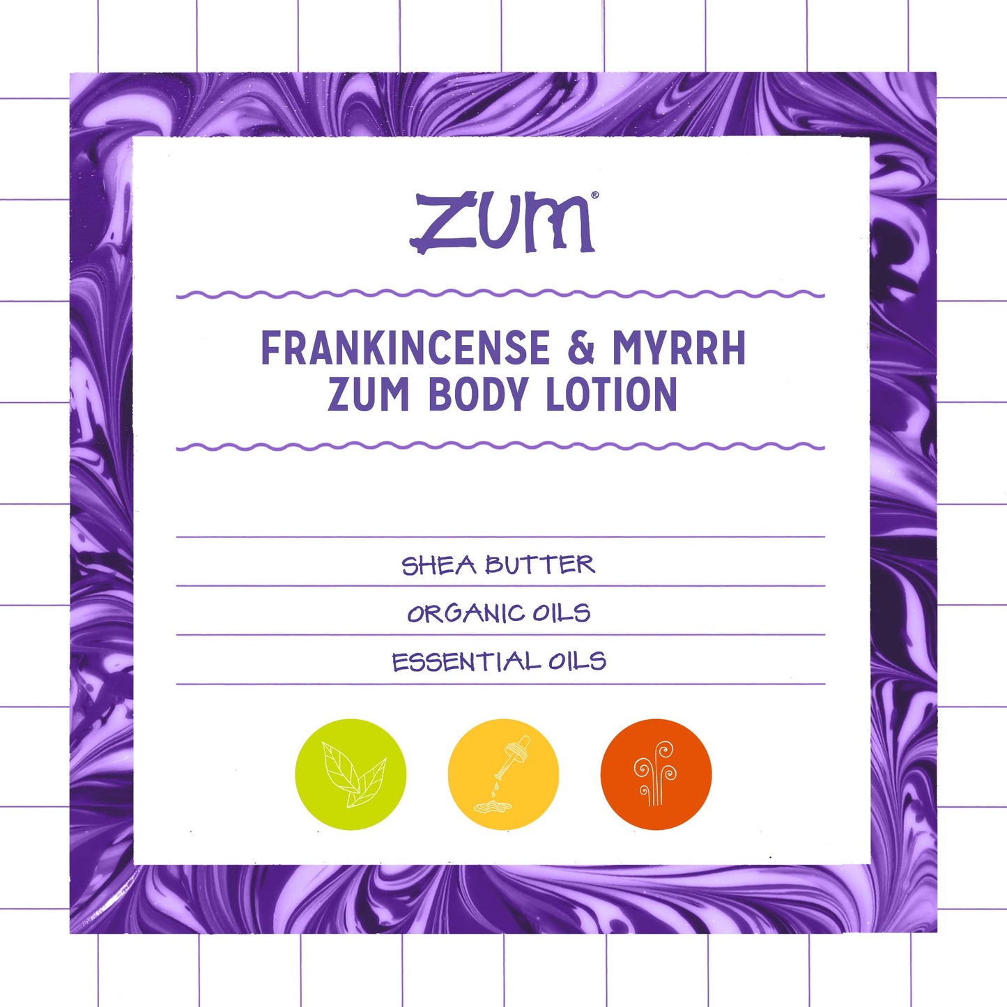 Zum Frankincense & Myrhh Lotion, 8 FZ